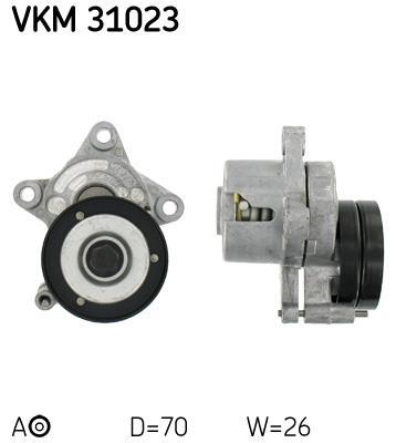 Rolo tensor da correia trapezoidal estriada SKF ref. VKM 31023